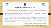 No dia de São José, dois projetos são iniciados no âmbito do CAVN.
