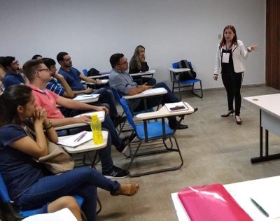 Oficina  sobre projeto de pesquisa com alunos de Ciências Contábeis da UFPB_Imagem disponível no Instagram do projeto
