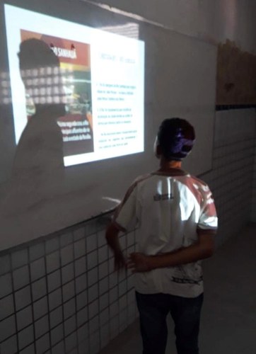 Oficina realizada na escola_ Imagem cedida pelo proejto_2019 Oficina realizada na escola_ Imagem cedida pelo proejto_2019