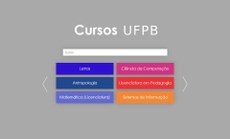 Nesta primeira versão, o sistema disponibiliza dados de onze cursos. Crédito: Divulgação